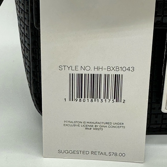 Halston Heritage Black Crossbody Bag - Picture 6 of 9